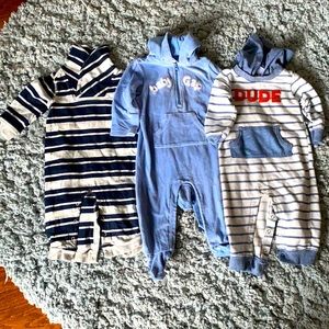 12mo boys jumpsuits GAP Old Navy Carter’s smoke free